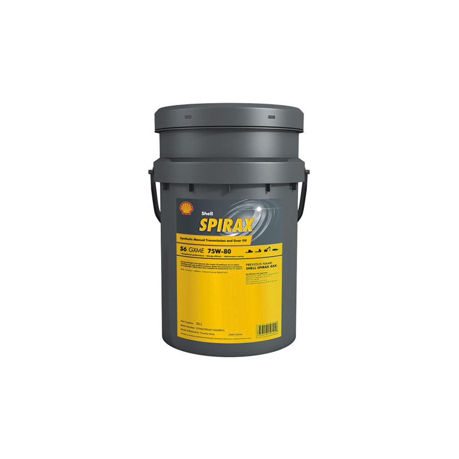 Shell Spirax S6 GXME 75W-80 - 20 ltr