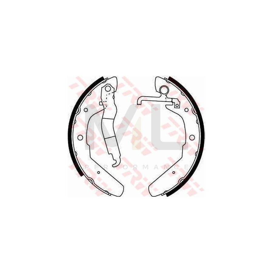 TRW GS8180 Brake Shoe Set for SUZUKI LJ 80 | Performance Parts Direct Car Parts