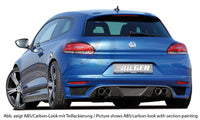 Rieger 00014108 VW 13 Mk3 Scirocco Rear Diffuser for Twin Tailpipe Left & Right -  Matte Black
