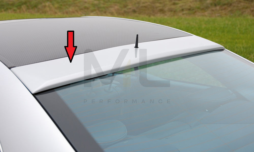 Rieger 00025111 Mercedes-Benz W203 C-Class Rear Window Cover -  Matte Black