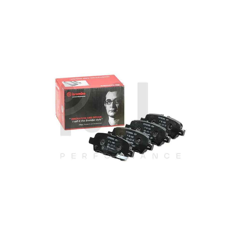 Brembo P 56 068 Brake Pad Set With Acoustic Wear Warning