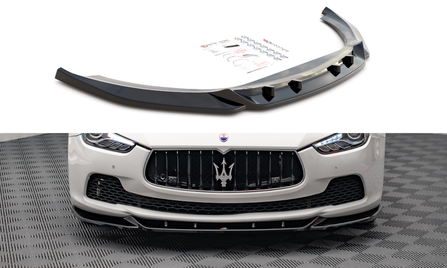 Maxton Design Maserati Ghibli MK3 Front Splitter V.1