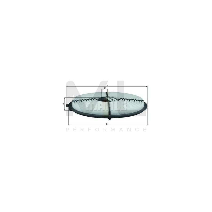 MAHLE ORIGINAL LX 733 Air Filter Filter Insert | Performance Parts DirectCar Parts