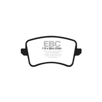 EBC PD06KR389 Audi B8 Greenstuff Rear Brake Pad & USR Disc Kit - TRW / Brembo Caliper (Inc. A5 & Q5)