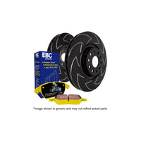 EBC PD18KF036 BMW E46 E85 E86 Yellowstuff Front Brake Pad & BSD Disc Kit - ATE Caliper