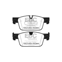 EBC PD01KF1742 Volvo Greenstuff Front Brake Pad & Plain Disc Kit  - ATE Caliper (Inc. S60, S90, V60, V90)