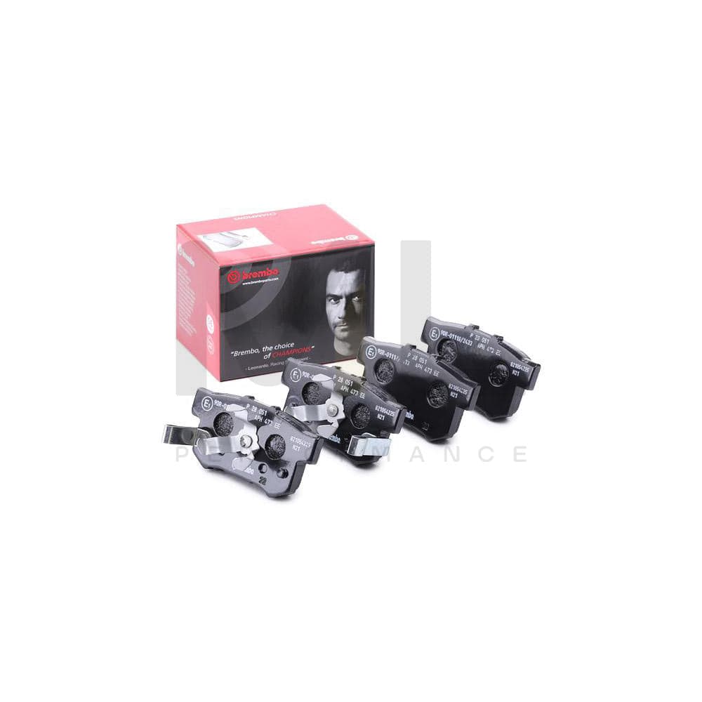 Brembo P 28 051 Brake Pad Set With Acoustic Wear Warning