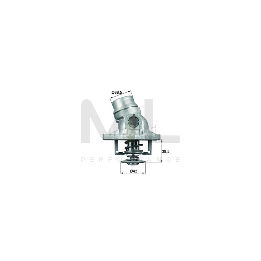 MAHLE ORIGINAL TI 49 92D Engine thermostat Opening Temperature: 92��C, with seal | Performance Parts DirectCar Parts