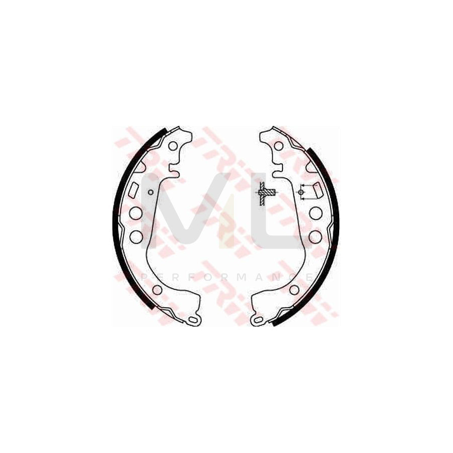 TRW GS8673 Brake Shoe Set | Performance Parts Direct Car Parts