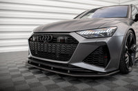 MAXTON DESIGN CF-AU-RS6-C8-FD1-245-P CARBON FIBER FRONT SPLITTER AUDI RS6 C8 / RS7 C8
