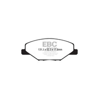 EBC PD08KF671 Skoda Fabia (NJ) Yellowstuff Front Brake Pad & USR Disc K - TRW Caliper