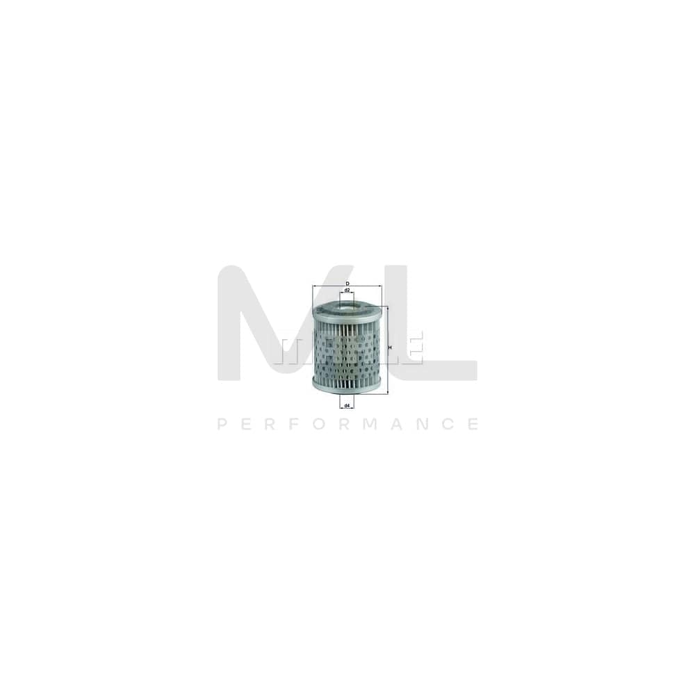 MAHLE ORIGINAL KX 38 Fuel filter Filter Insert | Performance Parts DirectCar Parts