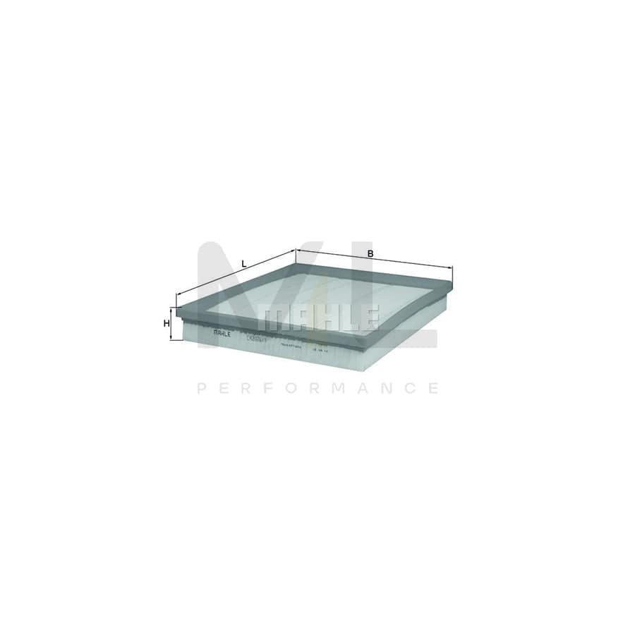 MAHLE ORIGINAL LX 782 Air Filter Filter Insert | Performance Parts DirectCar Parts