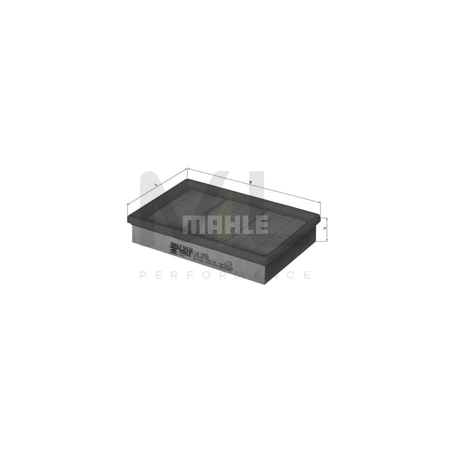 MAHLE ORIGINAL LX 1053 Air Filter Filter Insert | Performance Parts DirectCar Parts