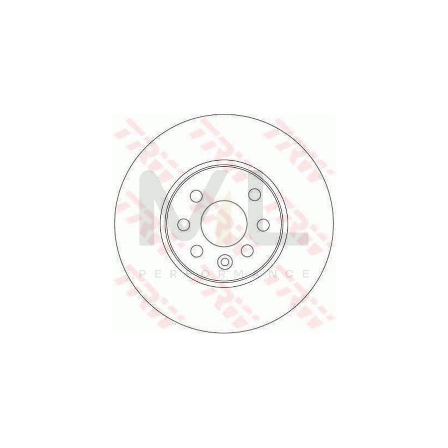 TRW DF4318 Brake Disc Vented | Performance Parts Direct Car Parts