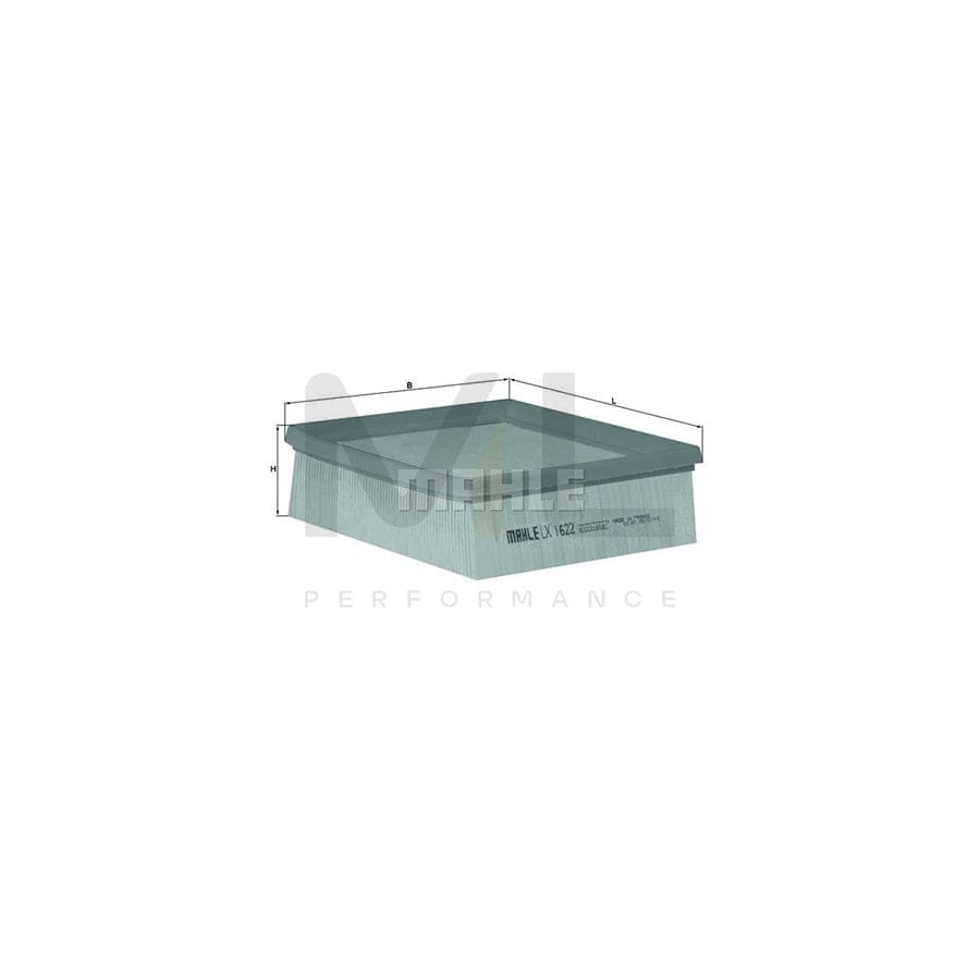 MAHLE ORIGINAL LX 1622 Air Filter Filter Insert | Performance Parts DirectCar Parts