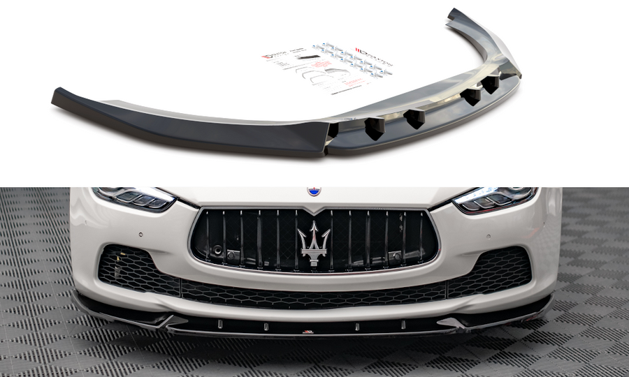 Maxton Design Maserati Ghibli MK3 Front Splitter V.2
