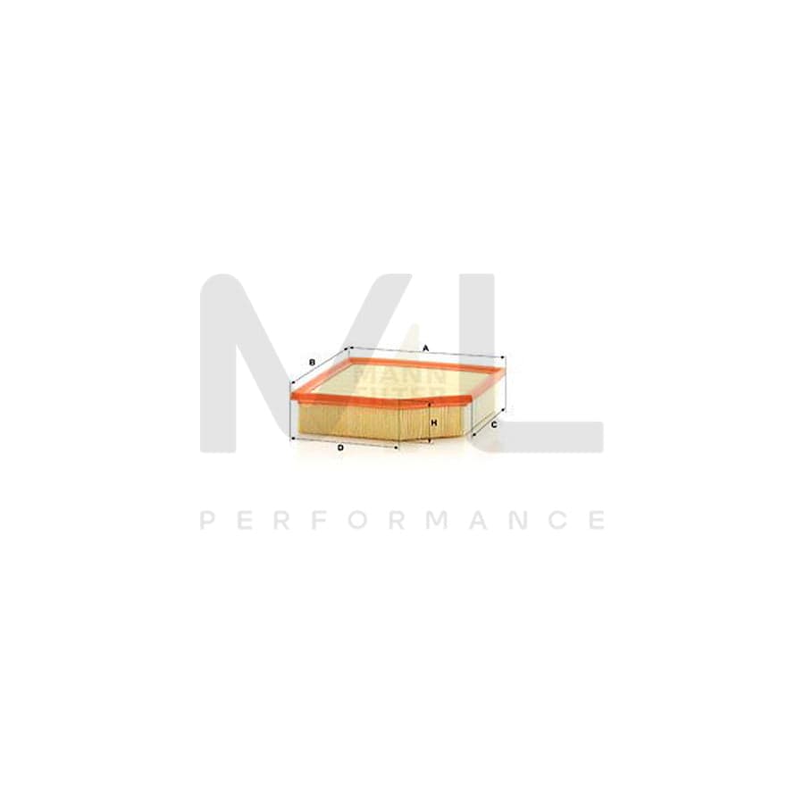 MANN-FILTER C 24 150 Air Filter Filter Insert | Performance Parts DirectCar Parts