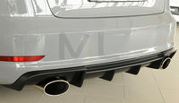 Rieger 00056809 Audi 8V Rear Diffuser for Sport Tailpipe Left & Right (A3 & S3) -  Matte Black
