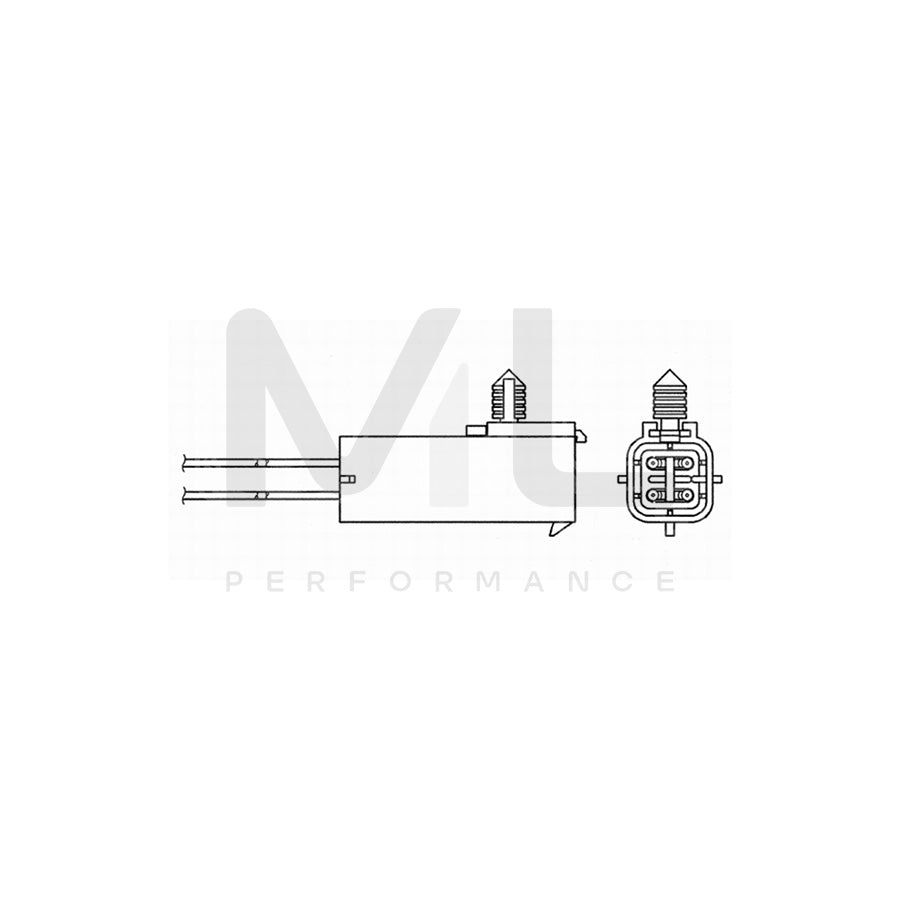 NTK Lambda Sensor / O2 Sensor (NGK 97479) - OZA689-EE1