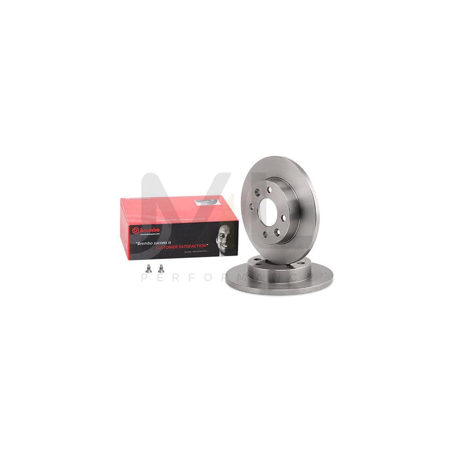 BREMBO 08.2958.14 Brake Disc Solid, with bolts/screws  - 1 piece