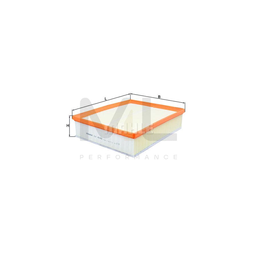 MAHLE ORIGINAL LX 4245 Air Filter Filter Insert | Performance Parts DirectCar Parts