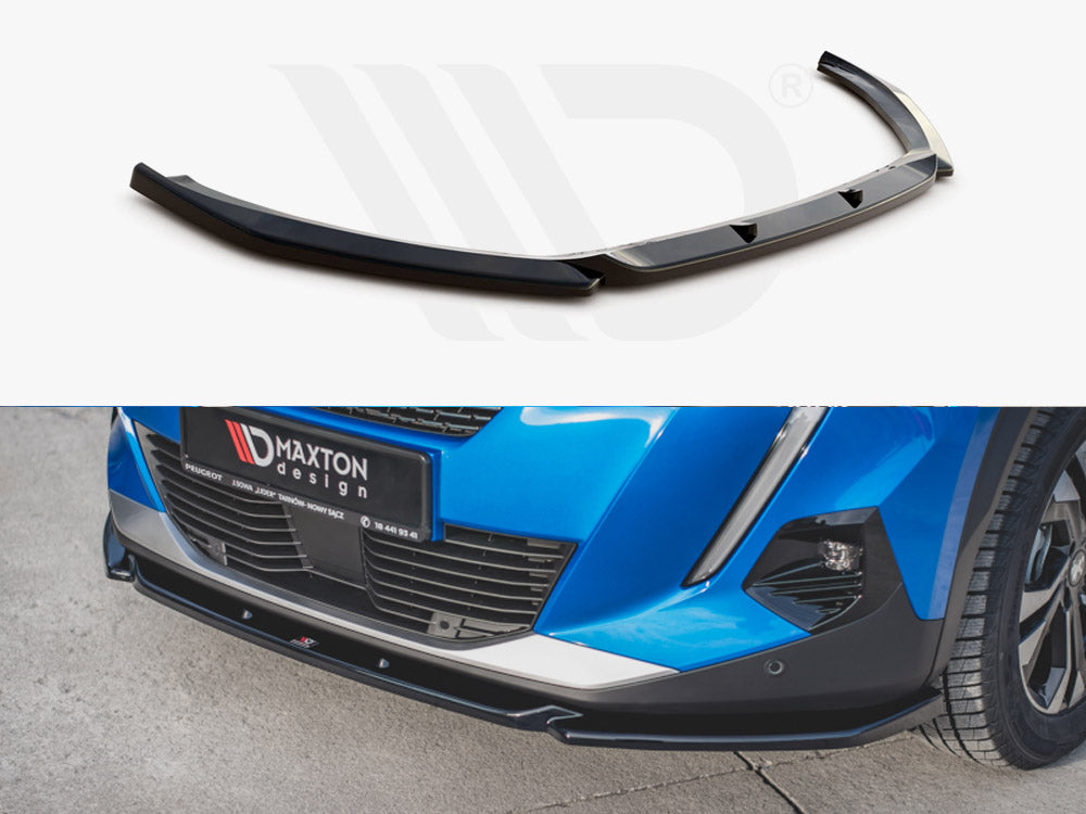 Maxton Design Peugeot 2008 MK2 (2019-) Front Splitter V2