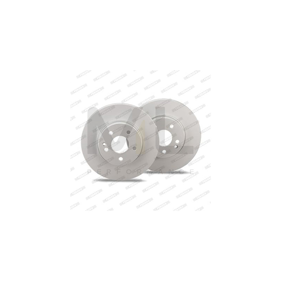 FERODO DDF830-1 Brake Disc for AUDI A4 Solid, with wheel studs, without ABS sensor ring | Performance Parts Direct Car Parts