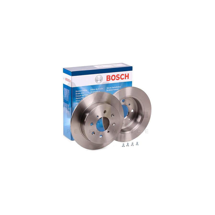 BOSCH 0 986 479 101 Brake Disc Solid, Oiled, with bolts/screws | Performance Parts Direct Car Parts