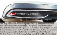 Rieger 00079045 Skoda 3T 3V Superb III Rear Diffuser -  Matte Black