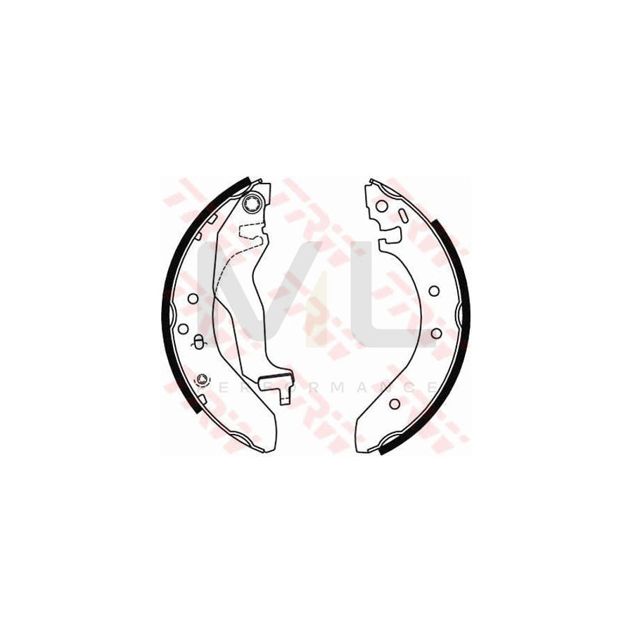 TRW GS6246 Brake Shoe Set | Performance Parts Direct Car Parts