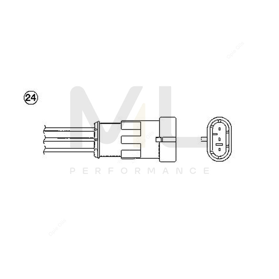 NTK Lambda Sensor / O2 Sensor (NGK 91454) - OZA728-R2