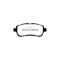 EBC PD03KF1421 Mazda 2 Yellowstuff Front Brake Pad & Plain Disc Kit