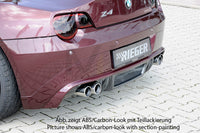Rieger 00050511 BMW Z4 E85 Rear Diffuser for Twin Tailpipe Left & Right