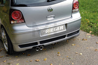 Rieger 00047109 VW 9N Polo Mk5 Rear Diffuser