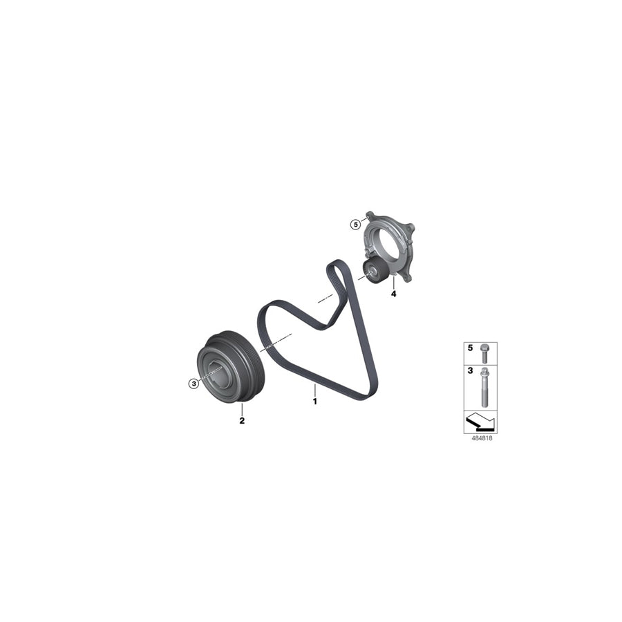 Genuine BMW 11238579928 G21 G02 G31 Vibration Damper (Inc. 520d, 518d & 318d) |