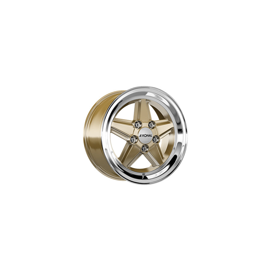 Ronal R9 7x15 ET23 9R5705.073/6811 Racing Gold-Rim Lip Diamond Cut Wheel |