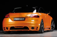 Rieger 00055155 Audi 8J TT Rear Diffuser for Tailpipe Left & Right - Matte Black -  Matte Black