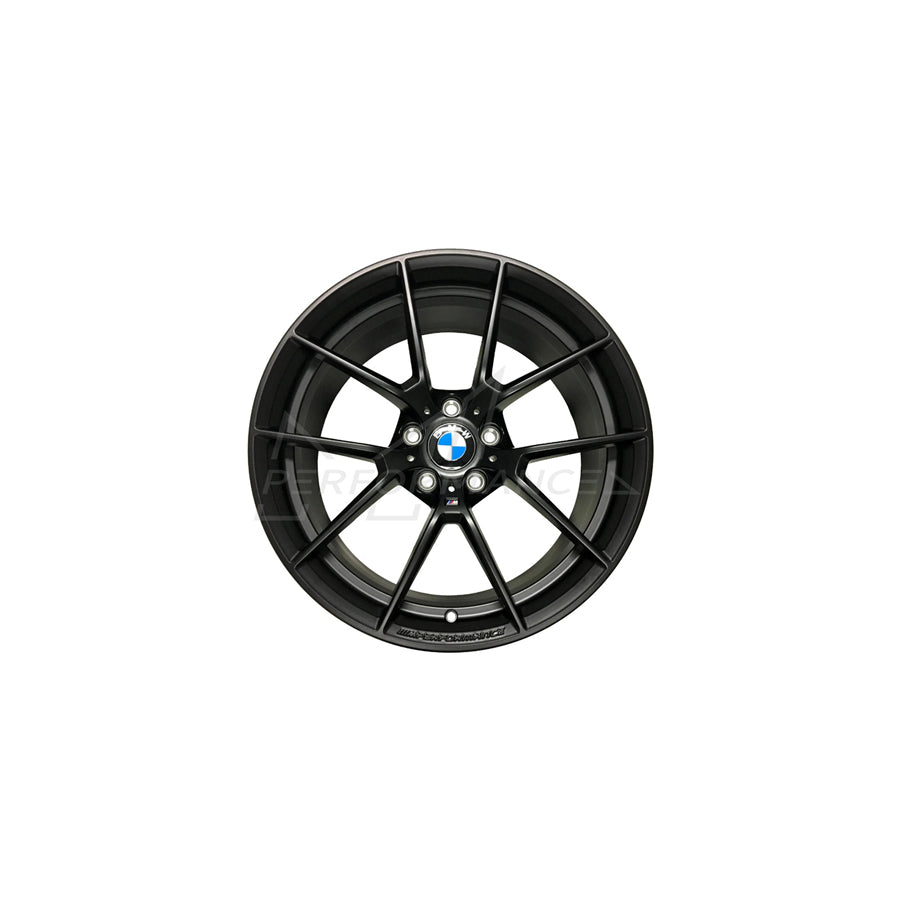 Genuine BMW F87 M Performance Y-Spoke 763 Matte Black / Frozen Gold 19' Wheels with Tyres (M2, M2 Competition & M2 CS)