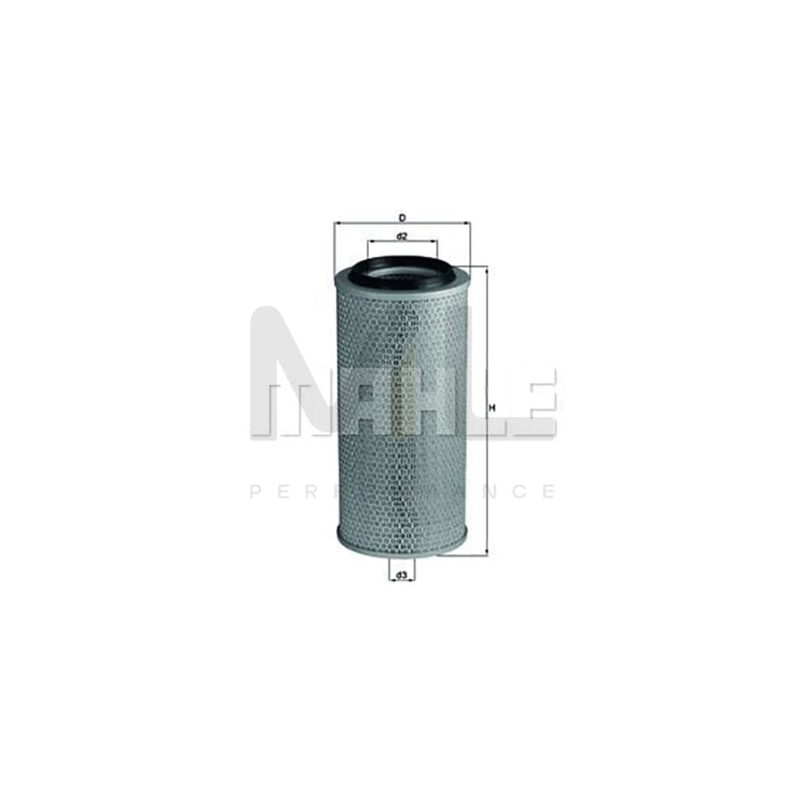 MAHLE ORIGINAL LX 236 Air Filter Filter Insert | Performance Parts DirectCar Parts