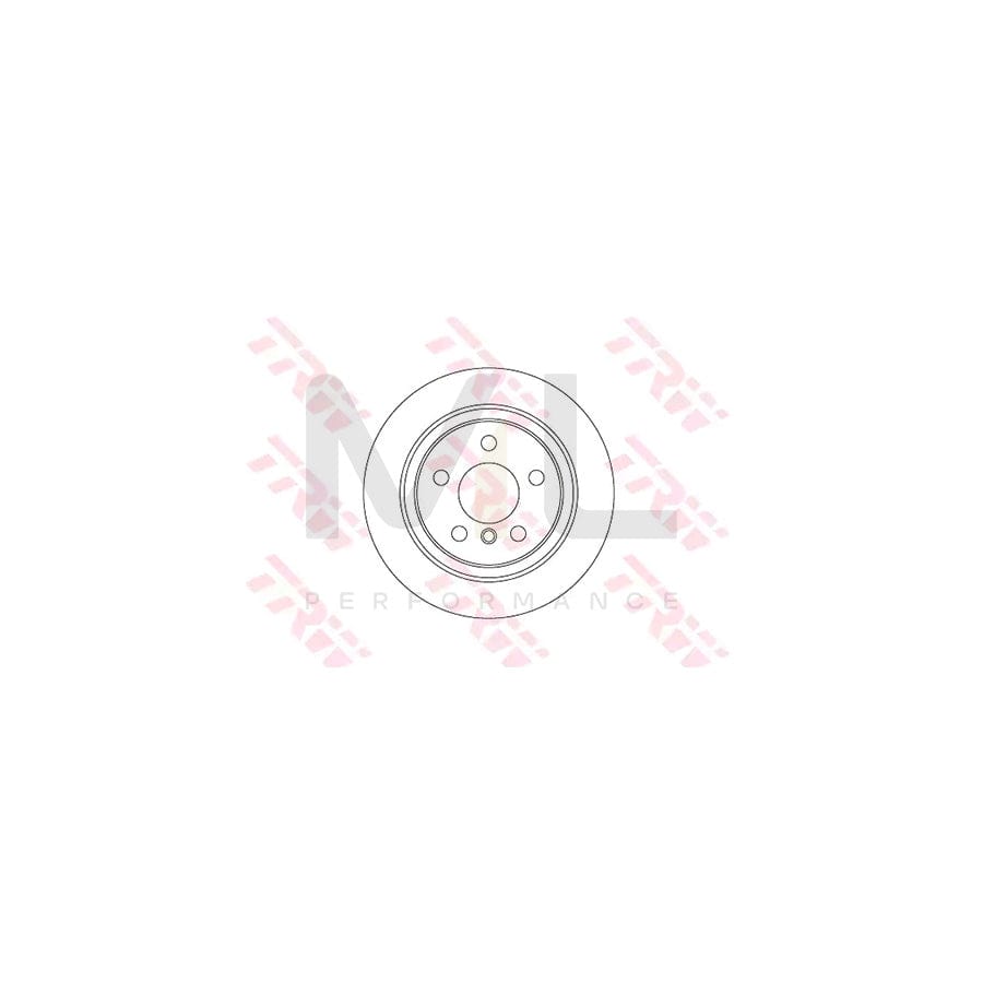 TRW DF6756 Brake Disc Solid, Painted | Performance Parts Direct Car Parts