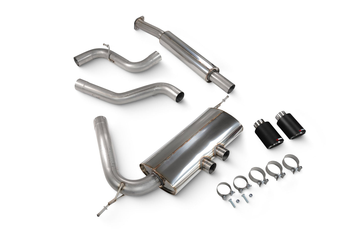 Scorpion SFD071CF Ford Focus MK3 ST Resonated Cat-Back Exhaust System