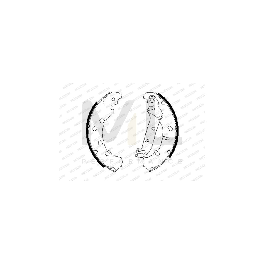 FERODO PREMIER FSB635 Brake Shoe Set | Performance Parts Direct Car Parts