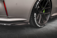 MAXTON DESIGN CF-BM-4-G82-M-RSD1-245-P CARBON FIBER REAR SIDE SPLITTERS BMW M4 G82