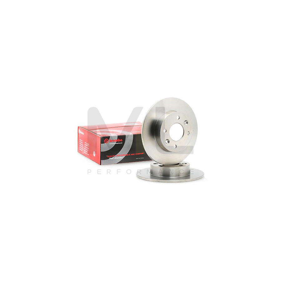 BREMBO 08.3147.14 Brake Disc Solid, with bolts/screws  - 1 piece