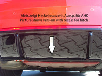 Rieger 00079016 Skoda 5E Octavia RS Rear Diffuser -  Matte Black