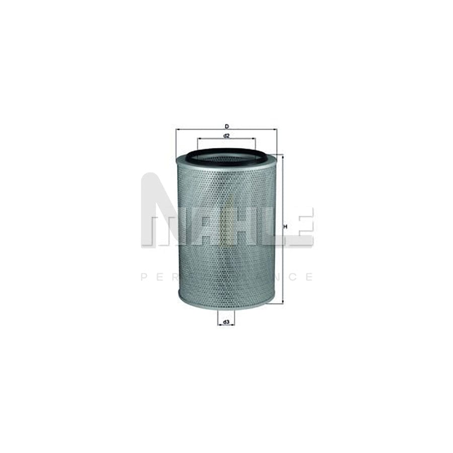 MAHLE ORIGINAL LX 683 Air Filter Filter Insert | Performance Parts DirectCar Parts