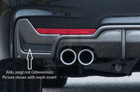 Rieger 00053480 BMW 4 Series F32 F33 F36 Rear Diffuser for Twin Tailpipe Left & Right -  Matte Black