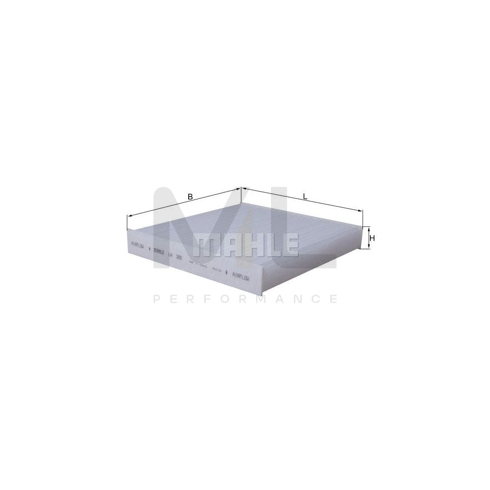MAHLE ORIGINAL LA 395 Pollen filter Particulate Filter | Performance Parts DirectCar Parts