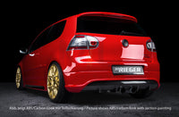 Rieger 00099164 VW Mk5 Golf Rear Diffuser for Twin Tailpipe Centre Skirt Extension R-look - Carbon-Look
